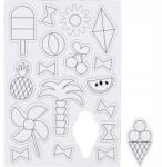  Nyári színező mágnesek (5712854315395)