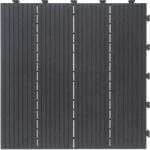 Multy home Gumi csempe Cosmopolitan 45 x 45 cm, antracit, megerősített 2, 5 cm (MHEU5100062)