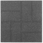 Multy home Kétoldalas gumi csempe Téglalap 40 x 40 cm, szürke (MHEU5000171)