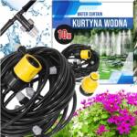 GardenLine Vízfüggöny Köd Öntöző Tömlő Szett 10m Kerti Esőztető (Kurtyna Wodna Mgiełka Zestaw)