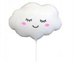 GoDan Fólia lufi felhő alakú, 14 hüvelyk - fehér, 1 db, partira