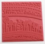 Cernit Harmónia textúrált lapka, 9x9 cm