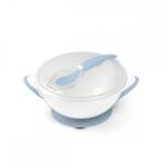 Babyono fedeles tányér kanállal 1063/05 kék