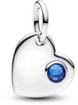 Pandora Szeptember gravírozható szív kék köves függő charm - 794295C09 (794295C09)
