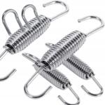  65MM-ES Krómozott Kipufogó Rugó Két Kampóval Motorkerékpár Alkatrészek 2DB