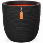 Capi Europe Capi Row Ball virágcserép, 43x41 cm - fekete (KBLRO933)