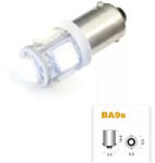  LED izzó 24V BA9s 5 SMD LED fehér
