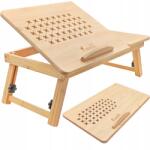 Severno Összecsukható laptop asztal reggeliző tálca fa lábakon az ágyhoz (5904553965920)