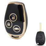  Opel 3 gombos TPU tok fekete arany (TRE010AFK)