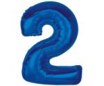 GoDan Fólia lufi 2-es szám önzáró szeleppel - kék, 92 cm