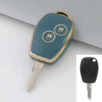  Opel 2 gombos TPU tok kék arany (TRE008AKE)