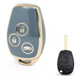  Dacia 3 gombos TPU tok kék arany (TRE010AKE)