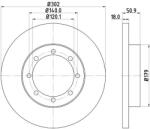 MINTEX féktárcsa MINTEX MDC2294 for OPEL, NISSAN, RENAULT, VAUXHALL (MDC2294)