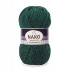 Nako Spagetti Fonal 3444 sötétzöld, vastag, puha és meleg (028350)