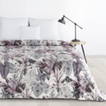 Takoy Cuvertură DAVOS 170x210 cm matlasată cu imprimeu de frunze exotice DESIGN 91