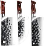 HARAHU MS - 39199 konyhai kés szett - 3 db / Barna KP39199