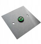 MT3CH Csengőgomb kaputelefonhoz Led acél 9/12/24/230V 10x10 Inox rozsdamentes (MR/P/04)