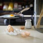  Odlito. cz Beton tojástartó - fehér - 14 cm (PLATB)