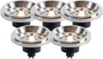 LUEDD 5 darabos LED izzó készlet AR111 GU10 11W 2000K-3000K Dim to Warm (02413)