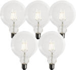 LUEDD 5 darab E27 dimmelhető LED izzó készlet G125 5W 450 lm 3000K (03177)