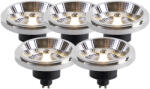 LUEDD 5 db-os készlet GU10 LED izzó AR111 11W 820lm 3000K (02411)