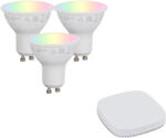 LUEDD Okos GU10 dimmelhető LED izzókészlet 4, 7W 400 lm 2700K-6500K Zigbee Smart Hub-bal (110307)