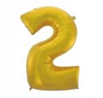 GoDan Fólia lufi Szám 2 matt arany - 92 cm, 1 db