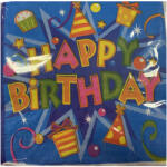 Mezőfi Team Kft Papír szalvéta, 20 db/csomag, kék, party