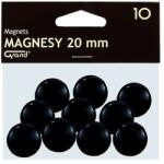 GRAND Táblamágnes GRAND 20mm fekete 10 darabos (130-1687) - tonerpiac