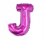 GoDan Fólia lufi J betű - rózsaszín, 35 cm