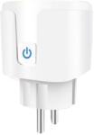 Widjit Priza inteligenta Smart WiFi cu Monitorizare Consum, 16A, control prin aplicatie, compatibila cu Tuya / SmartLife (ZC-WS001)