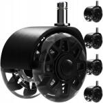 Ruhhy Görgők forgószékhez, fekete, 5 db, Ruhhy26294 (Kółka do fotela obrotowego czarne 5szt. Ruhhy)