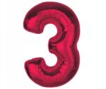 GoDan Fólia lufi 3-as szám - piros, 92 cm, Smart