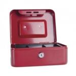 DONAU Caseta (cutie) metalica pentru bani, 200 x 160 x 90 mm, DONAU - rosu (DN-5232001PL-04)
