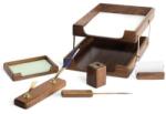 Forpus Set de birou din lemn stejar 6 piese. FORPUS (FP470354)