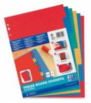 OXFORD Separatoare carton color, A4, 180g/mp, 6 culori/set, OXFORD (OX-100204973)