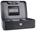DONAU Caseta (cutie) metalica pentru bani, 250 x 180 x 90 mm, DONAU - negru (DN-5233001PL-01)