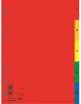 DONAU Index plastic color, numeric 1- 5, extra wide, A4+, 120 microni, DONAU (DN-7708095PL-99) - ihtis