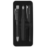 Faber-Castell Set stilou B + pix XB POLY negru FABER-CASTELL (FC241050)