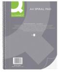 Q-CONNECT Caiet cu spirala, A4, 80 file - 70g/mp, 4 perf. , coperti carton, Q-Connect (KF01XXX)