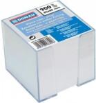 DONAU Cub hartie cu suport plastic, 92x92x82mm, DONAU - hartie culoare alba (DN-7490001-99) - ihtis