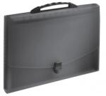 Esselte Mapa plastic 12 compatimente cu maner neagra VIVIDA ESSELTE (ES624024)