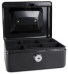 DONAU Caseta (cutie) metalica pentru bani, 152 x 115 x 80 mm, DONAU - negru (DN-5231001PL-01)