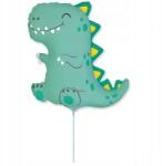 Flexmetal Fólia lufi Kicsi Dino Rex - zöld, 14 hüvelyk, darabonként