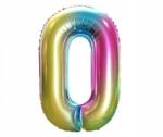 GoDan Fólia lufi, 0-ás szám - 85 cm, 1 db, szivárványos, Beauty&Charm kollekció