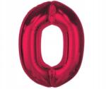 GoDan Fólia lufi szám 0 - piros, 92 cm, Smart