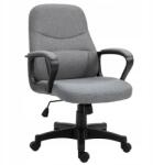 Homcom Irodai szék , masszázs funkcióval, ergonomikus, szürke, forgatható, kerekek (00921-325V01GY)