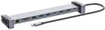 Manhattan Docking Station Manhattan 10-in-1 190398, Gray (190398)