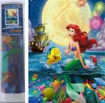 NORIMPEX - Puzzle Pictura cu diamant Mica Sirenă Ariel 30x40cm - 1 - 39 piese