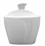 Lubiana Cukortartó Porcelán Fedéllel 200 ml Celebration Fehér (6CU21P277)